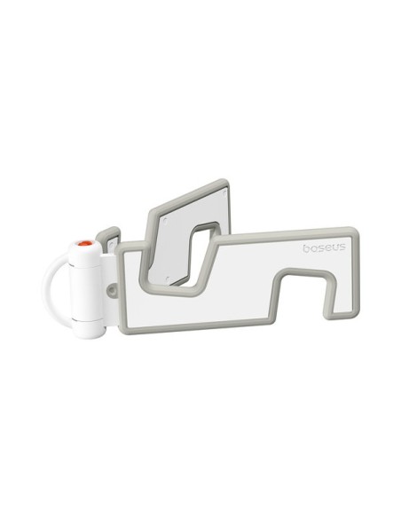 
Sulankstomas telefono stovas pakabinamas raktų pakabukas, nešiojamas baltas
