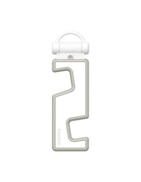 
Sulankstomas telefono stovas pakabinamas raktų pakabukas, nešiojamas baltas
