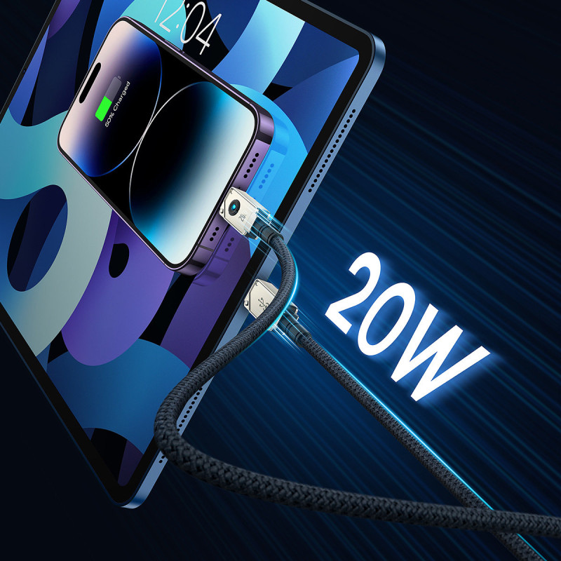 
Nepertraukiamas iPhone USB-C laidas - Lightning 20W 2m baltas
