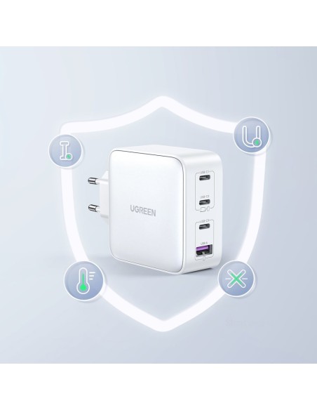 GaN greitas įkroviklis 3x USB-C USB 100W PPS PD Maitinimo tiekimas baltas
 
GaN greitas įkroviklis 3x USB-C USB 100W PPS PD Maitinimo tiekimas baltas