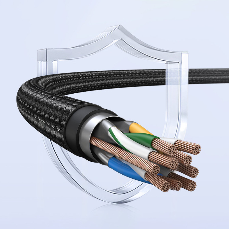 USB-C disko kabelis – microUSB-B 3.0 5Gb/ s 3A 2m pilka