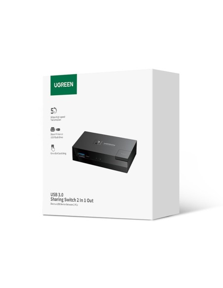 Jungiklis USB 3.0 dvikryptis jungiklis dviem kompiuteriams, juodas
 
Jungiklis USB 3.0 dvikryptis jungiklis dviem kompiuteriams, juodas