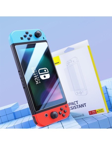 Grūdinto stiklo ekranas, skirtas Nintendo Switch OLED 2021 Crystal SET iš 2 vnt.
 
Grūdinto stiklo ekranas, skirtas Nintendo Switch OLED 2021 Crystal SET iš 2 vnt.