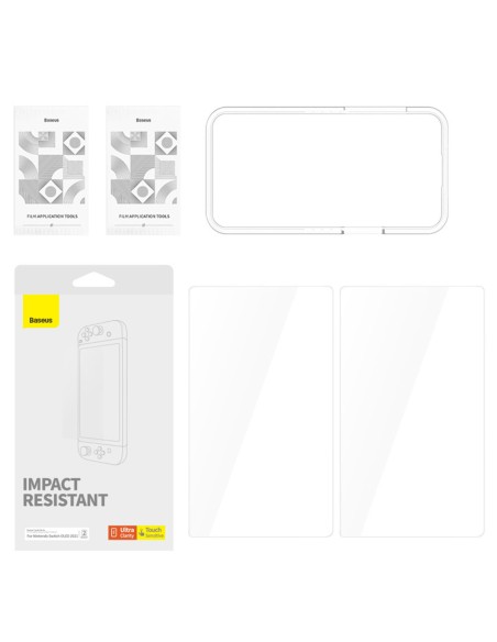 Grūdinto stiklo ekranas, skirtas Nintendo Switch OLED 2021 Crystal SET iš 2 vnt.
 
Grūdinto stiklo ekranas, skirtas Nintendo Switch OLED 2021 Crystal SET iš 2 vnt.