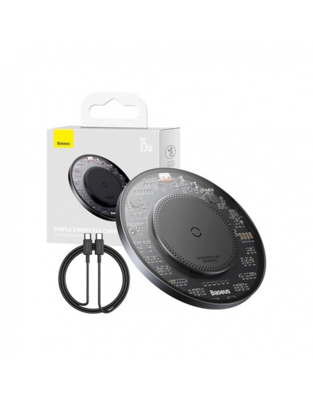 Magnetinis indukcinis telefono įkroviklis 15W + USB-C laidas 1m, juodas
 
Magnetinis indukcinis telefono įkroviklis 15W + USB-C laidas 1m, juodas