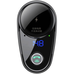 
2in1 Bluetooth FM automobilinis siųstuvas ir 2x USB įkroviklis, juodas
