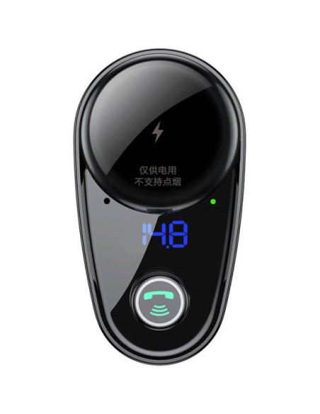 
2in1 Bluetooth FM automobilinis siųstuvas ir 2x USB įkroviklis, juodas
