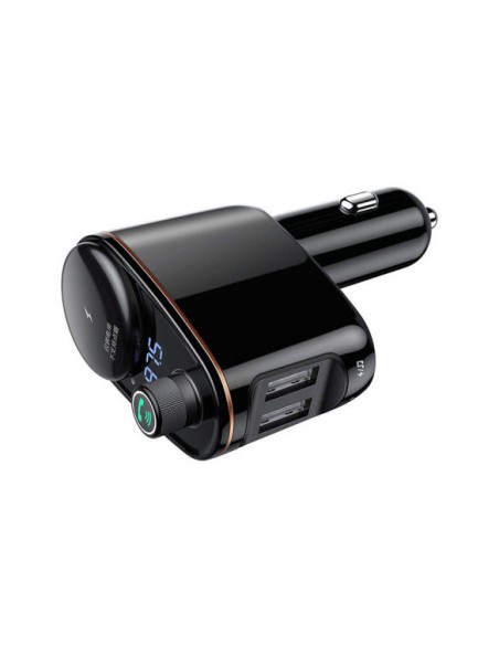 
2in1 Bluetooth FM automobilinis siųstuvas ir 2x USB įkroviklis, juodas
