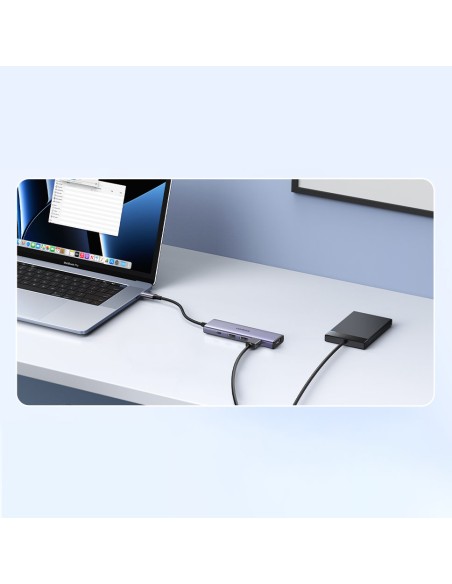 5 viename daugiafunkcis HUB adapteris USB-C 3x USB-A HDMI 4K PD 100 W pilka
 
5 viename daugiafunkcis HUB adapteris USB-C 3x USB-A HDMI 4K PD 100 W pilka