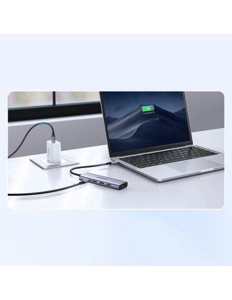 5 viename daugiafunkcis HUB adapteris USB-C 3x USB-A HDMI 4K PD 100 W pilka
 
5 viename daugiafunkcis HUB adapteris USB-C 3x USB-A HDMI 4K PD 100 W pilka