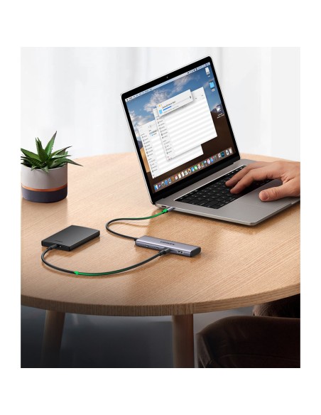 HUB USB-C prievado adapteris – 2x USB-A 2x USB-C 20cm pilka
 
HUB USB-C prievado adapteris – 2x USB-A 2x USB-C 20cm pilka