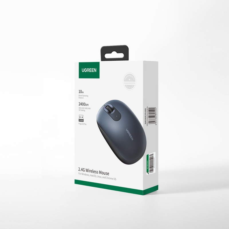 Belaidė pelė kompiuteriui USB 2.4GHz, tamsiai mėlyna