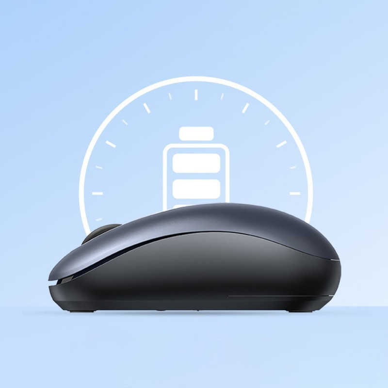 Belaidė pelė kompiuteriui USB 2.4GHz, tamsiai mėlyna