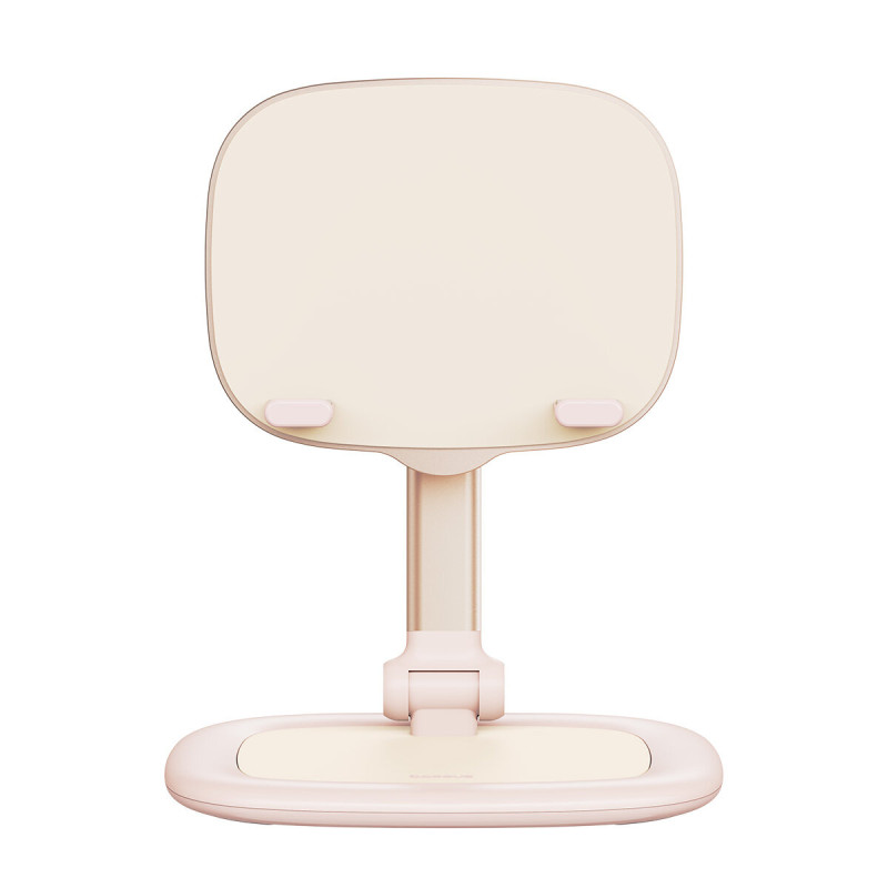 Reguliuojamas stovas planšetiniam kompiuteriui ir telefonui Seashell Series rožinis
