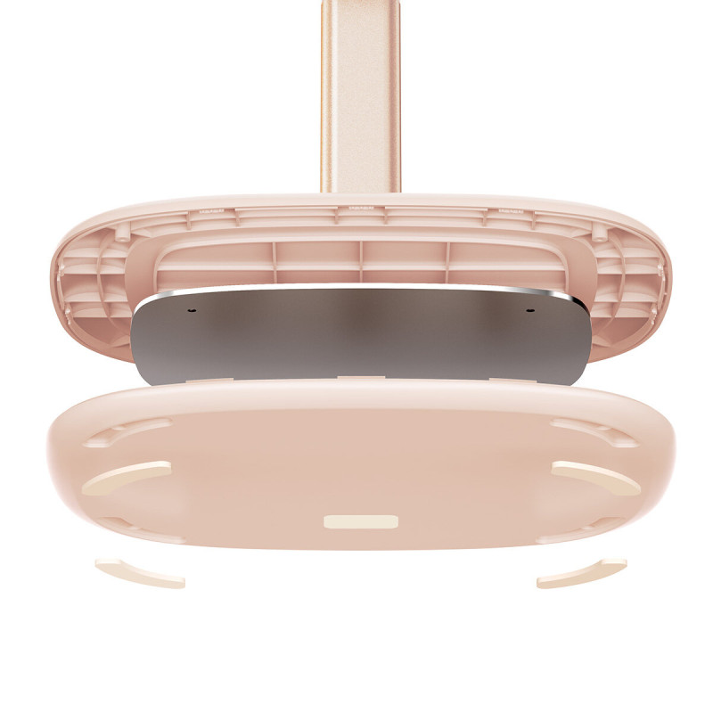 Reguliuojamas stovas planšetiniam kompiuteriui ir telefonui Seashell Series rožinis