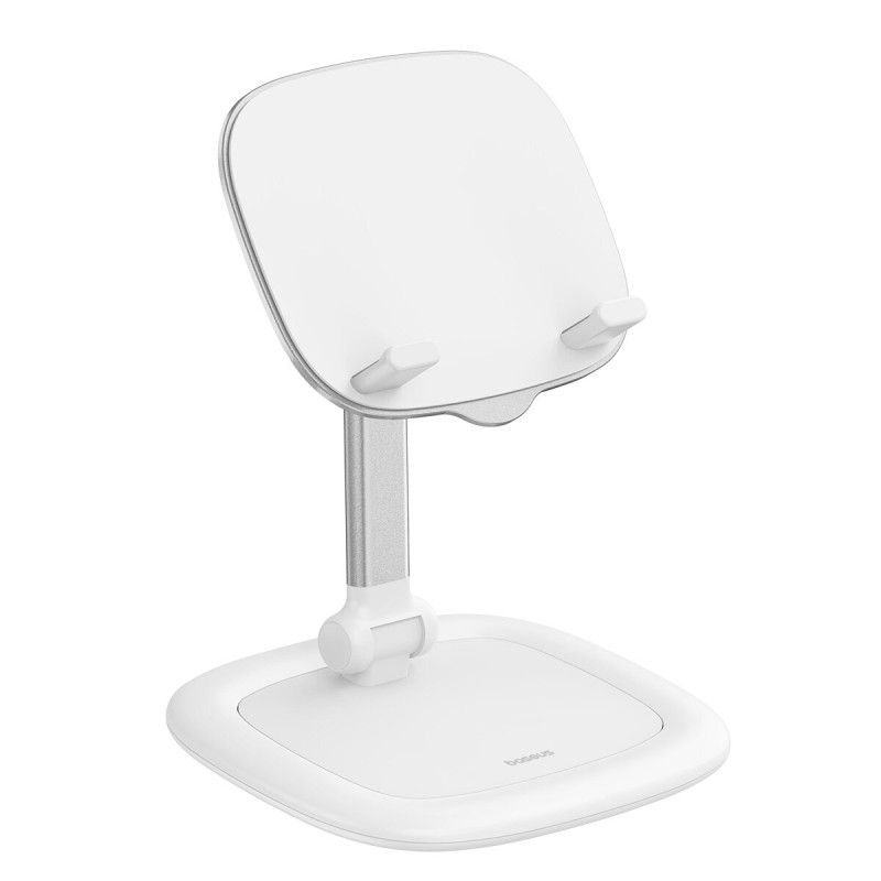 Reguliuojamas stovas planšetiniam kompiuteriui ir telefonui Seashell Series baltas