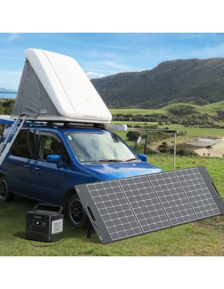 Kempingo saulės įkroviklis, sulankstomas saulės baterijų skydelis, 400W, juodas
 
Kempingo saulės įkroviklis, sulankstomas saulės baterijų skydelis, 400W, juodas