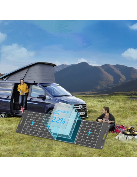 Kempingo saulės įkroviklis, sulankstomas saulės baterijų skydelis, 400W, juodas
 
Kempingo saulės įkroviklis, sulankstomas saulės baterijų skydelis, 400W, juodas