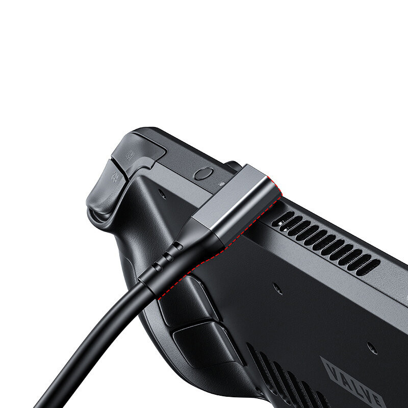 Steam Deck koncentratoriaus adapteris USB-C USB-A HDMI RJ45 PD pilkas