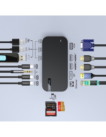 HUB adapteris M52 USB-C USB-A HDMI VGA DP SD TF RJ45 Aux PD Pilka
 
HUB adapteris M52 USB-C USB-A HDMI VGA DP SD TF RJ45 Aux PD Pilka