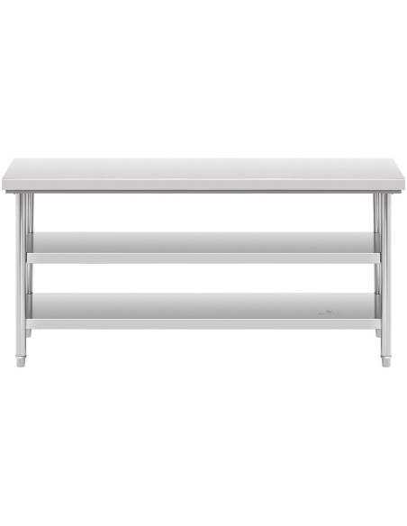 Stalas, centrinis plieninis stalviršis, 2 lentynos, 180 x 60 cm
 
Stalas, centrinis plieninis stalviršis, 2 lentynos, 180 x 60 cm