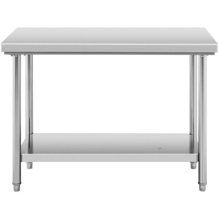 Stalas, centrinis plieninis stalviršis su lentyna, 120 x 60 cm
 
Stalas, centrinis plieninis stalviršis su lentyna, 120 x 60 cm