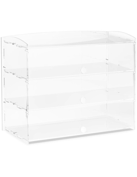 
Konditerijos švediškas stalas pyragams, desertams, bandeliams, pagamintas iš akrilo, 3 lentynos
