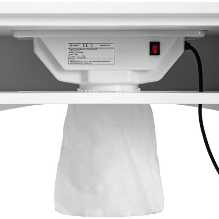 Rašomasis stalas, kosmetinio manikiūro stalas su dulkių sugėrikliu ir stalčiais ant ratukų, 140x50x82 cm, baltas
 
Rašomasis stalas, kosmetinio manikiūro stalas su dulkių sugėrikliu ir stalčiais ant ratukų, 140x50x82 cm, baltas