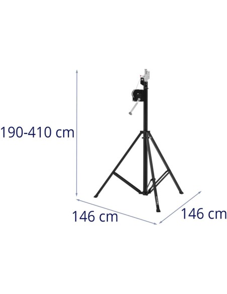 DJ scenos apšvietimo stendas, lifto tipo, 190-410 cm, iki 80 kg
 
DJ scenos apšvietimo stendas, lifto tipo, 190-410 cm, iki 80 kg