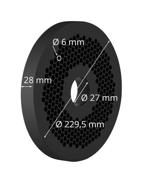 Granulių malūno WIE-PM-2000 filtravimo matrica granulėms, skersmuo. 229,5 mm x 28 mm skylės 6 mm
 
Granulių malūno WIE-PM-2000 filtravimo matrica granulėms, skersmuo. 229,5 mm x 28 mm skylės 6 mm