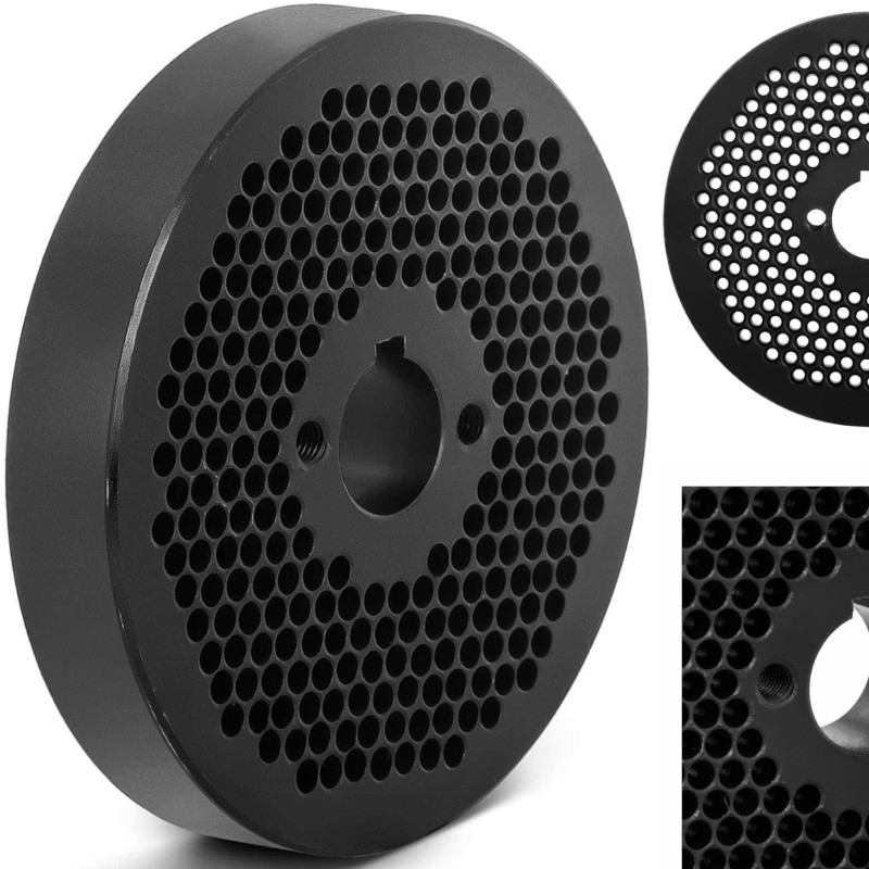 Granulių malūno WIE-PM-2500 sietelio matrica granulėms, skersmuo. 150 mm x 25 mm skylės 4 mm
Granulių malūno WIE-PM-2500 sietelio matrica granulėms, skersmuo. 150 mm x 25 mm skylės 4 mm