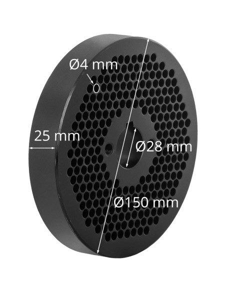 Granulių malūno WIE-PM-2500 sietelio matrica granulėms, skersmuo. 150 mm x 25 mm skylės 4 mm
 
Granulių malūno WIE-PM-2500 sietelio matrica granulėms, skersmuo. 150 mm x 25 mm skylės 4 mm