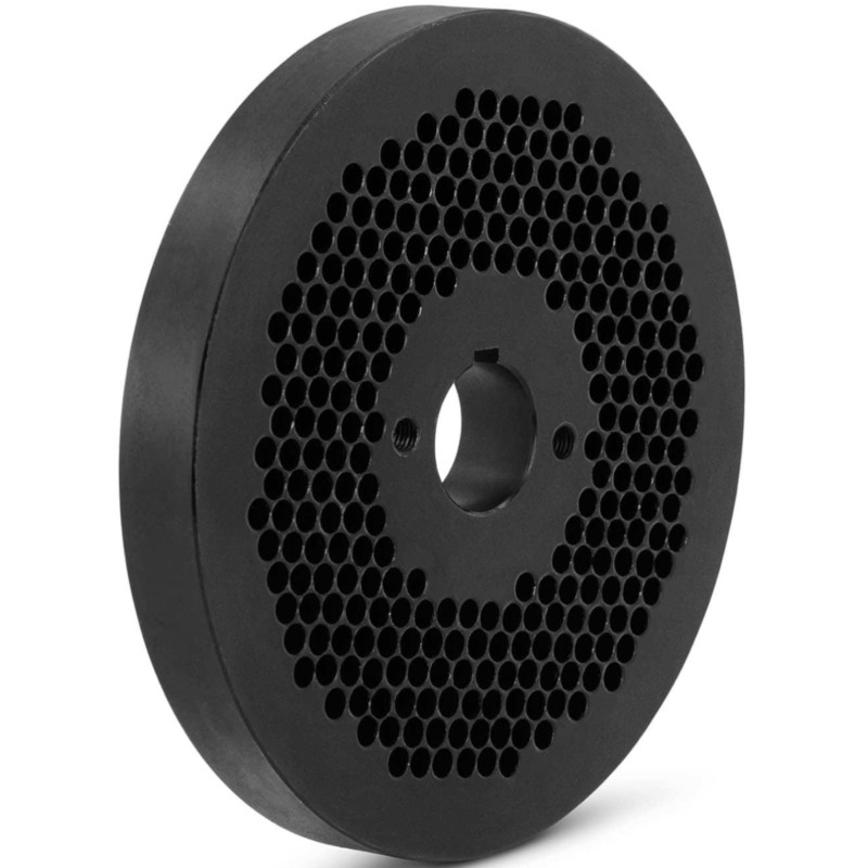 Granulių malūno WIE-PM-3000 sietelio matrica granulėms, sk. 230 mm x 25 mm skylės 6 mm