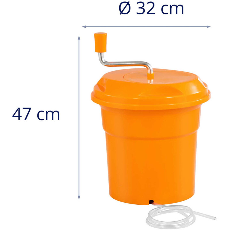 Rankinė salotų džiovinimo centrifuga, 12 litrų