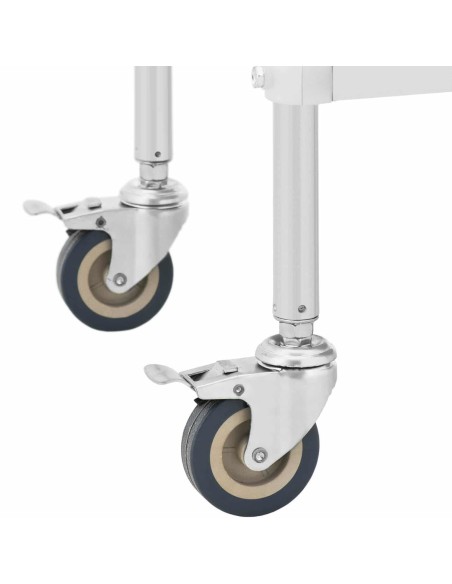 Laboratorinis kosmetinis gydymo vežimėlis pagamintas iš plieno, 3 lentynos, 2 stalčiai, 65 x 39 x 86 cm, 15 kg
 
Laboratorinis kosmetinis gydymo vežimėlis pagamintas iš plieno, 3 lentynos, 2 stalčiai, 65 x 39 x 86 cm, 15 kg
