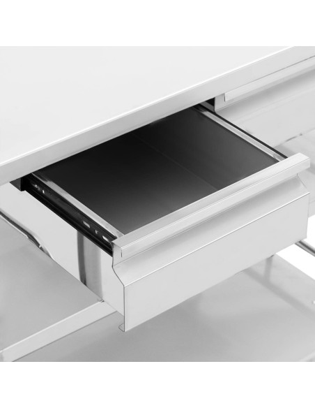 Laboratorinis kosmetinis gydymo vežimėlis pagamintas iš plieno, 3 lentynos, 2 stalčiai, 65 x 39 x 86 cm, 15 kg
 
Laboratorinis kosmetinis gydymo vežimėlis pagamintas iš plieno, 3 lentynos, 2 stalčiai, 65 x 39 x 86 cm, 15 kg