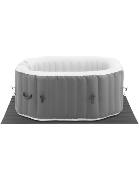 Pripučiama sodo sūkurinė vonia 110 masažinių purkštukų 4 žmonėms 600 l pilkai balta