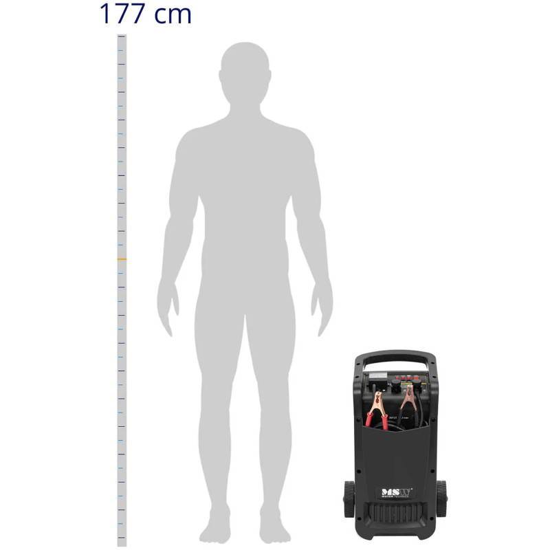 Dirbtinis automobilinis lygintuvas su avariniu paleidimu 12/ 24 V 70 A