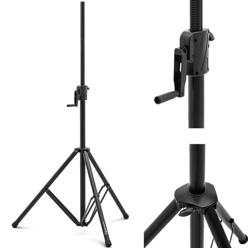 
DJ scenos kolonėlės apšvietimo stovas 145-220 cm iki 70 kg
