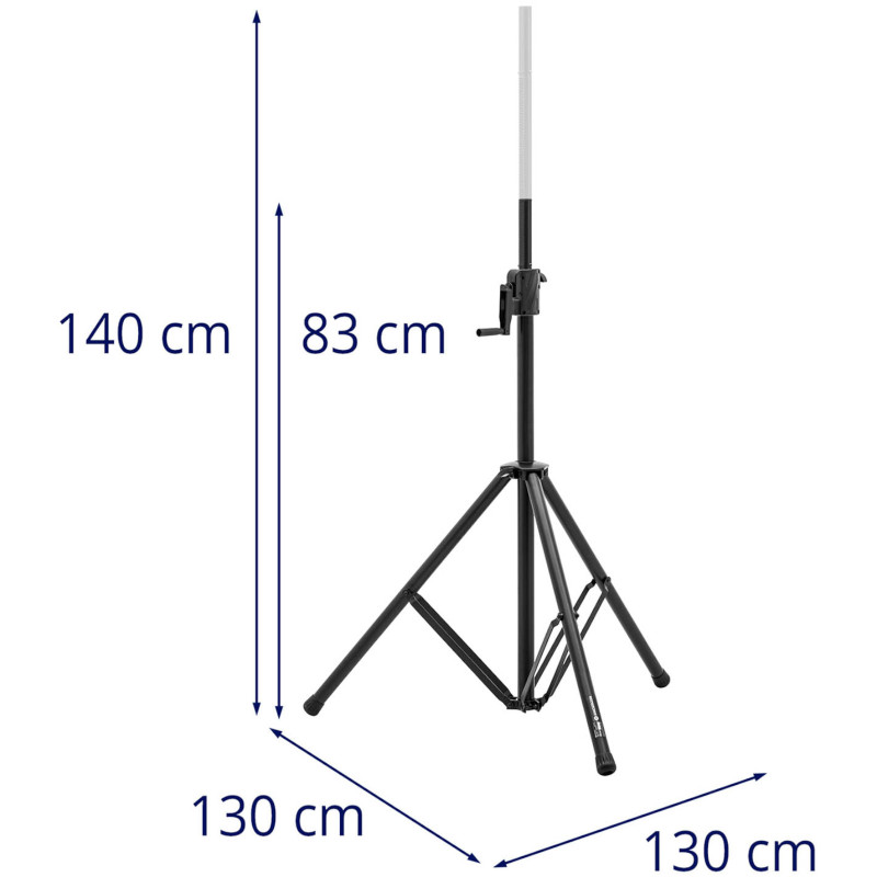 DJ scenos kolonėlės apšvietimo stovas 145-220 cm iki 70 kg