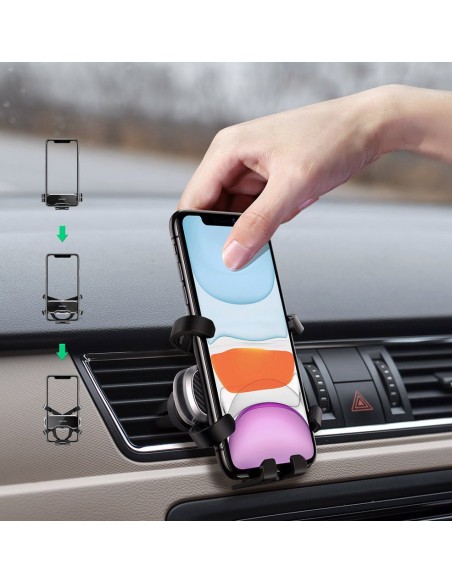 Gravity automobilinis telefono laikiklis juodas Gravity automobilinis telefono laikiklis juodas