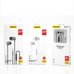 
Ausinės X10 Pro su nuotolinio valdymo pulteliu, ausinės su mikrofonu, 3,5 mm mini lizdas, sidabrinė
