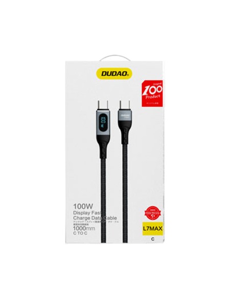 Pintas kabelis USB-C greito įkrovimo PD 100W 1m juodas
 
Pintas kabelis USB-C greito įkrovimo PD 100W 1m juodas