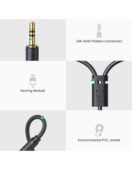 Kabelio garso lizdo adapterio kabelis 3,5 mm kištukas - 2x RCA lizdas, 0,25 m pilkas
 
Kabelio garso lizdo adapterio kabelis 3,5 mm kištukas - 2x RCA lizdas, 0,25 m pilkas