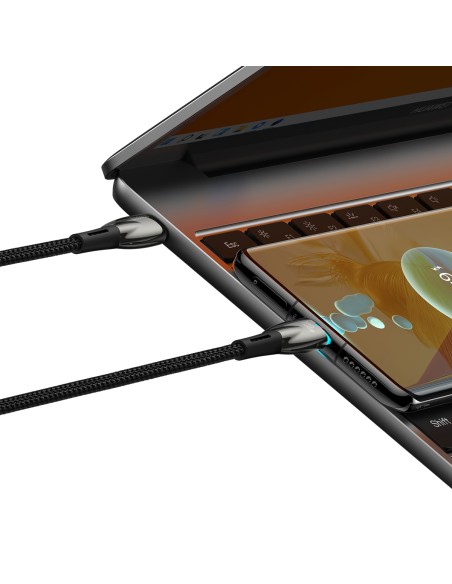 Patvarus lankstus USB-C greito įkrovimo laidas 100W 1m juodas
 
Patvarus lankstus USB-C greito įkrovimo laidas 100W 1m juodas