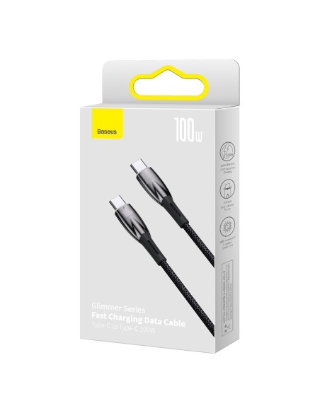 Patvarus lankstus USB-C greito įkrovimo laidas 100W 1m juodas
 
Patvarus lankstus USB-C greito įkrovimo laidas 100W 1m juodas