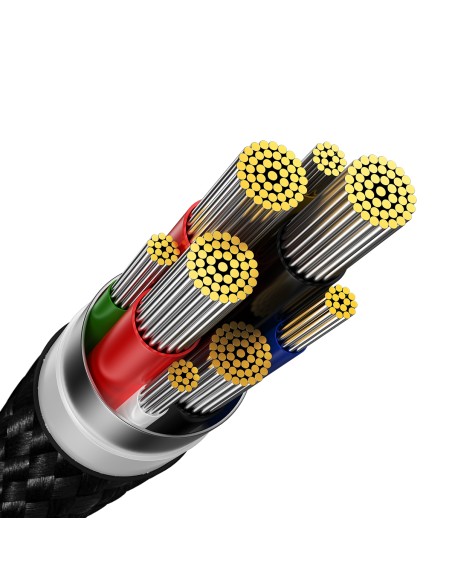 Patvarus lankstus USB-C greito įkrovimo laidas 100W 1m juodas
 
Patvarus lankstus USB-C greito įkrovimo laidas 100W 1m juodas