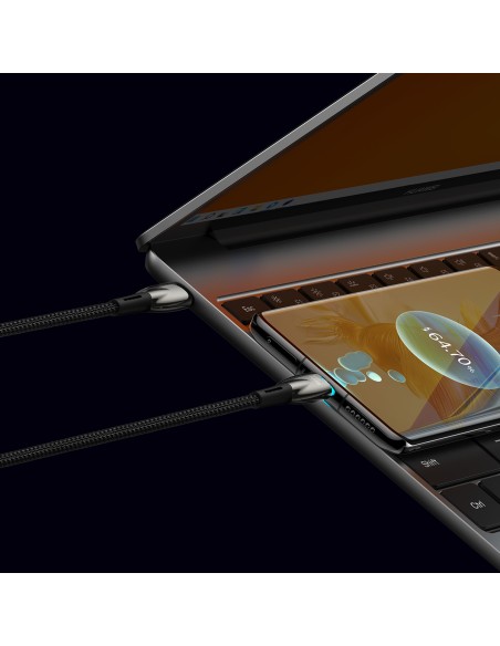 Patvarus lankstus USB-C greito įkrovimo laidas 100W 1m juodas
 
Patvarus lankstus USB-C greito įkrovimo laidas 100W 1m juodas