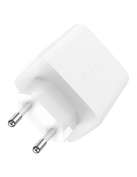 
GaN greitas įkroviklis 2x USB-C USB-A PPS PD QC4+ 65W juodas
