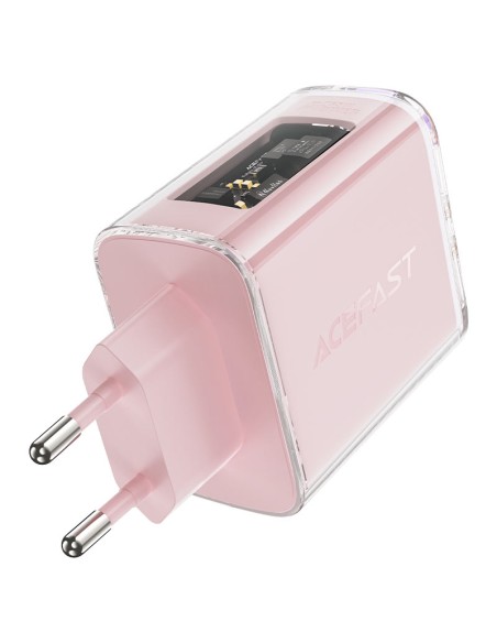 
GaN 65W tinklo įkroviklis 3 prievadai 1x USB 2x USB-C žalia
